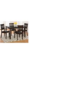 5PC SOLID WOOD DINING ROOM SET