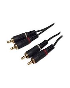2 RCA TO 2 RCA STERIO AUDIO M/M 6FT