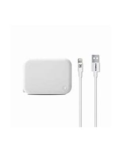 CASECO PULSE 2.4A WALL CHARGER W/ SLIM LIGHTNING CABLE