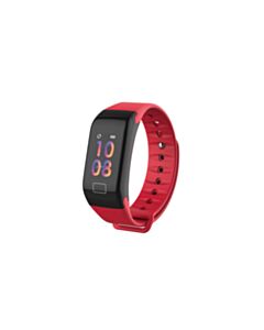 HEALTHME SMART WATCH WITH ATIVITY MONITORING BLUETOOTH FOR ANDROID/IOS RED