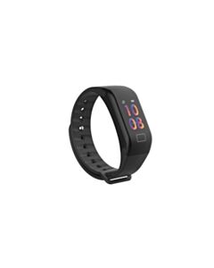 HEALTHME SMART WATCH WITH ACTIVITY MONITORING BLUETOOTH ANDROID/IOS BLACK