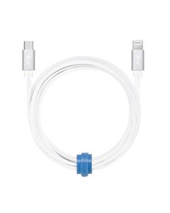 Blu Element - Braided Charge/Sync USB-C to Lightning 10ft White