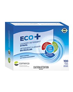 ECO PLUS LAUNDRY DETERGENT STRIPS-100 STRIPS