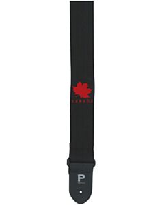 Profile Canada Guitar Strap - Black Cotton