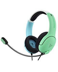 PDP lvl40 Wired Stereo Gaming Headset With noise Canelling Microphone nintendo Switch - Blue & Green