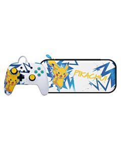 Power A Enhanced Wired Controller + Slim Case For Nintendo Switch - Pikachu High Voltage